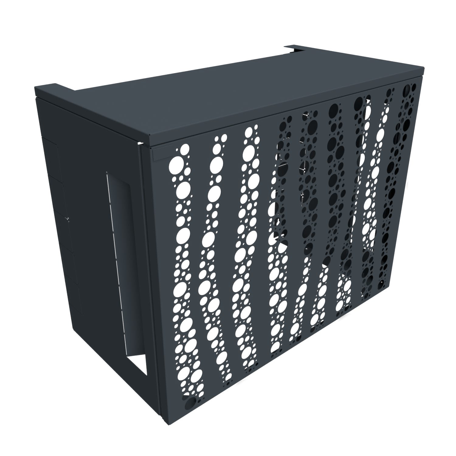 Cache climatiseur ATOLE en Aluminium Thermolaqué - Taille 1 : H. 80 x L ...