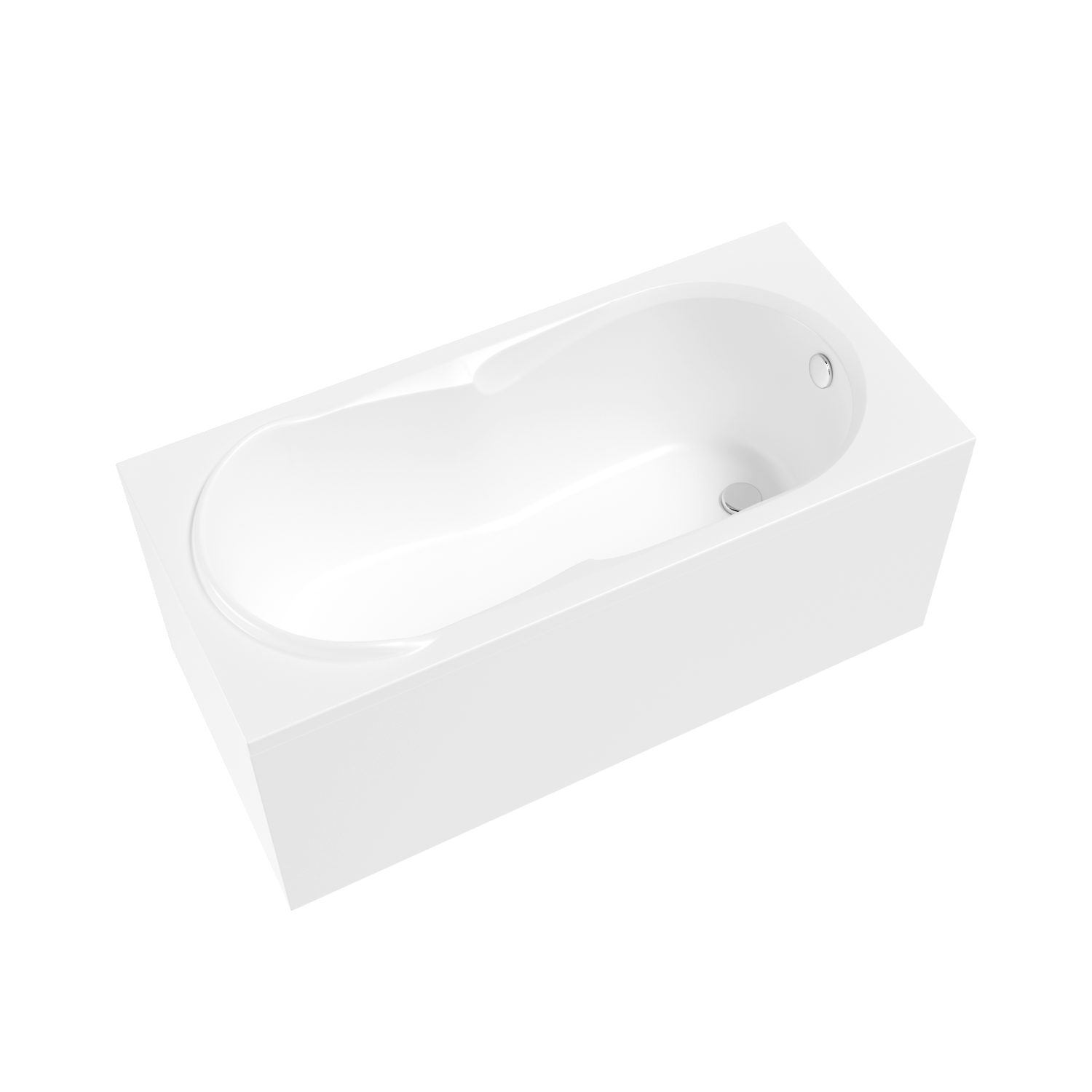 Wanna akrylowa Helmken Celeste 150x70: prostokątna wanna 150 x 70 cm z akrylu lanego ze wzmocnionym korpusem / 37060050