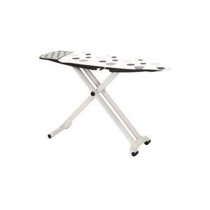 Home Deluxe ASSE da Stiro, 114x36 cm, Metallo, Cotone, Bianco