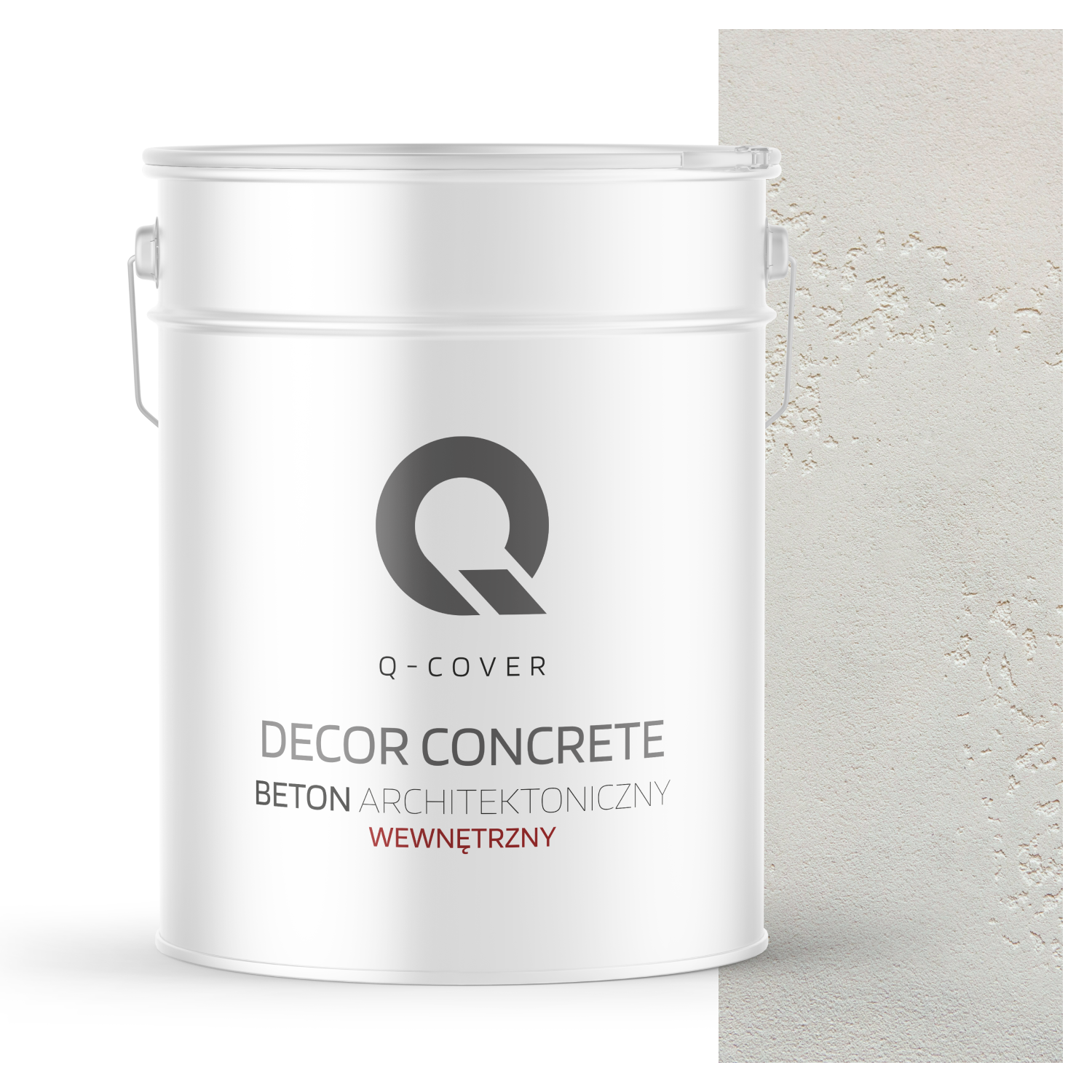 Beton Architektoniczny Wewnętrzny Q-Cover Biały F101 15KG