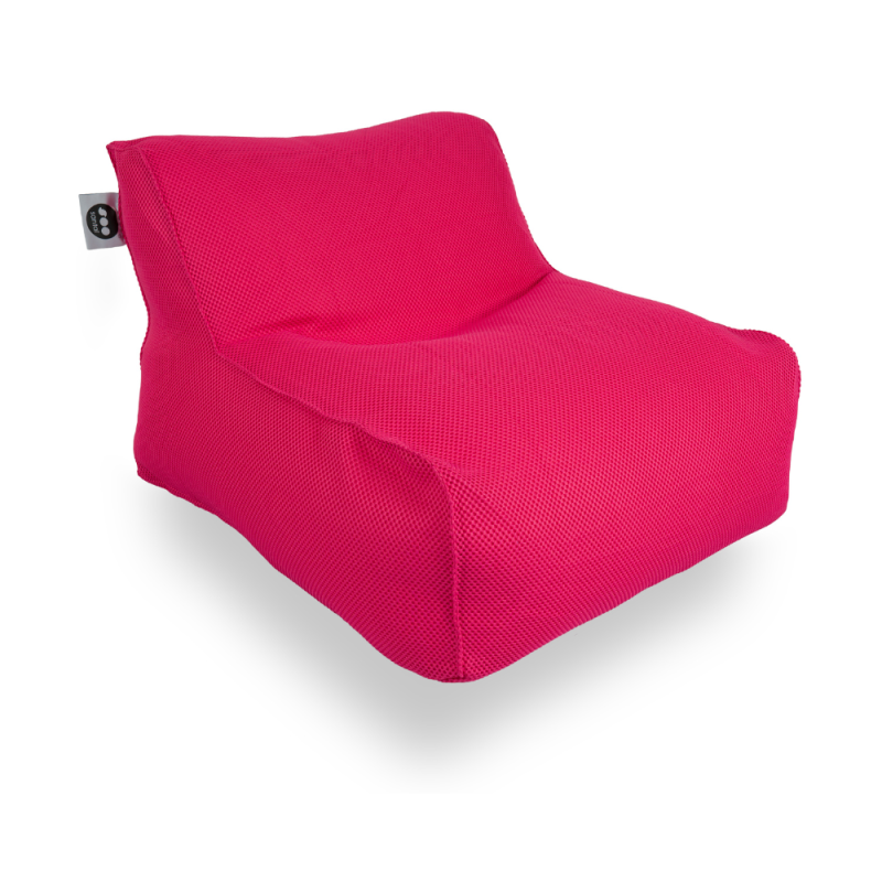 Fauteuil piscine XL flottant 100 × 90 × 70 cm intérieur / extérieur sans polystyrène – Rose (DC10090-3) - 4