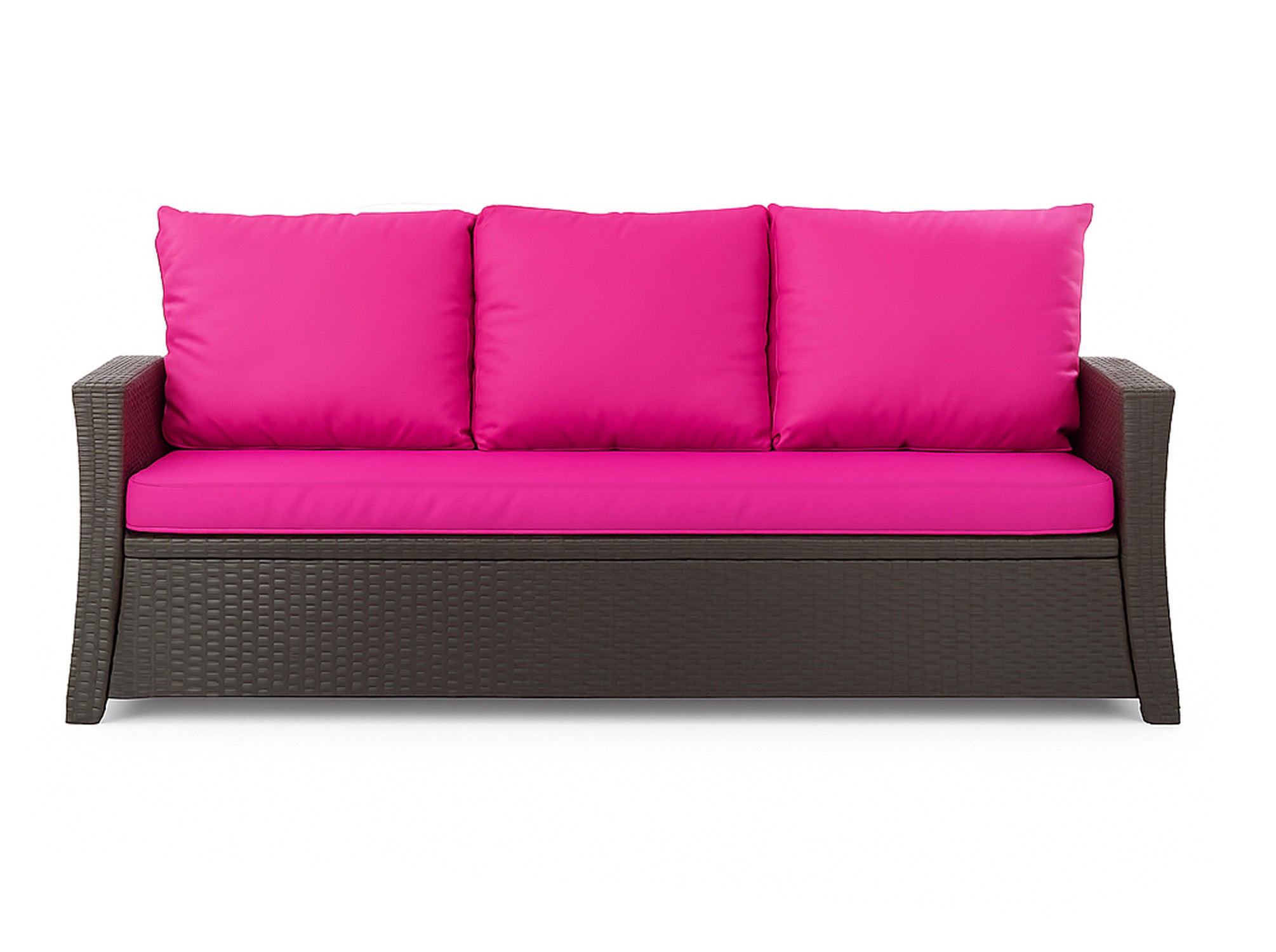 Poduszka ogrodowa na sofę rattanową 150x60x50cm poduszka na meble rattanowe różowa, poduszka na balkon taras, poduszki na meble ogrodowe