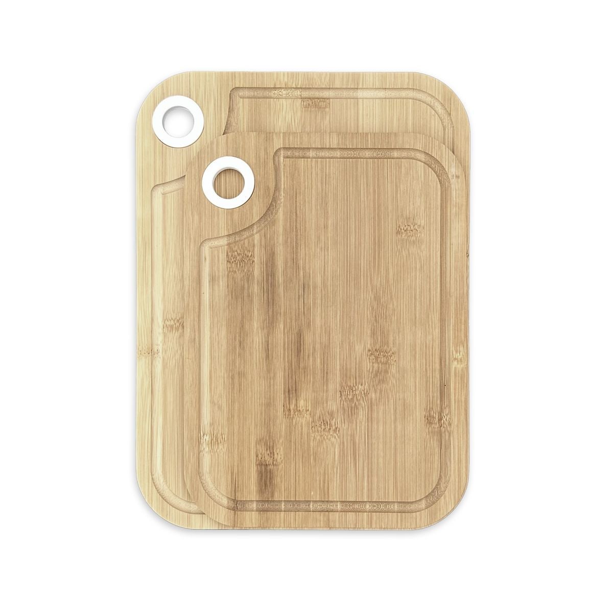 Lot de 2 Planches à Découper Bois, Pour Préparer, Trancher, Découper et