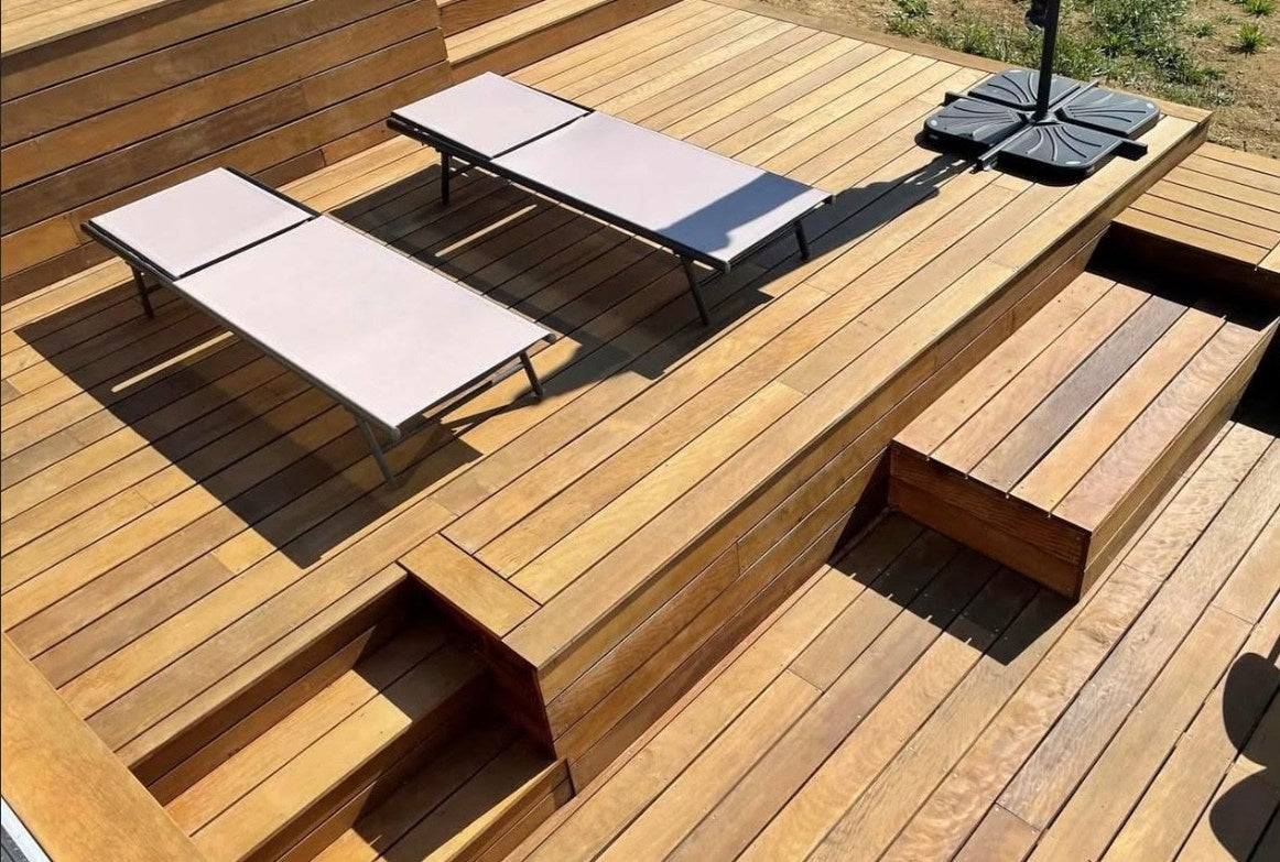 Lame de terrasse en itauba 21x 145 x 1250mm - 2