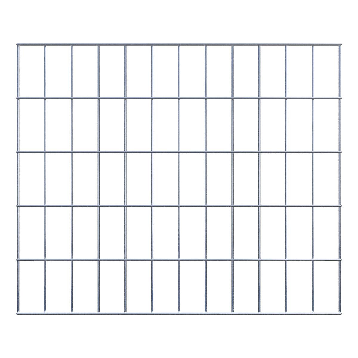 Grillage Pour Gabion GABIONA, Mailles 5x10cm, Panneau 100x30cm, Fil 4mm, Galvanisé, Résistant Aux Intempéries
