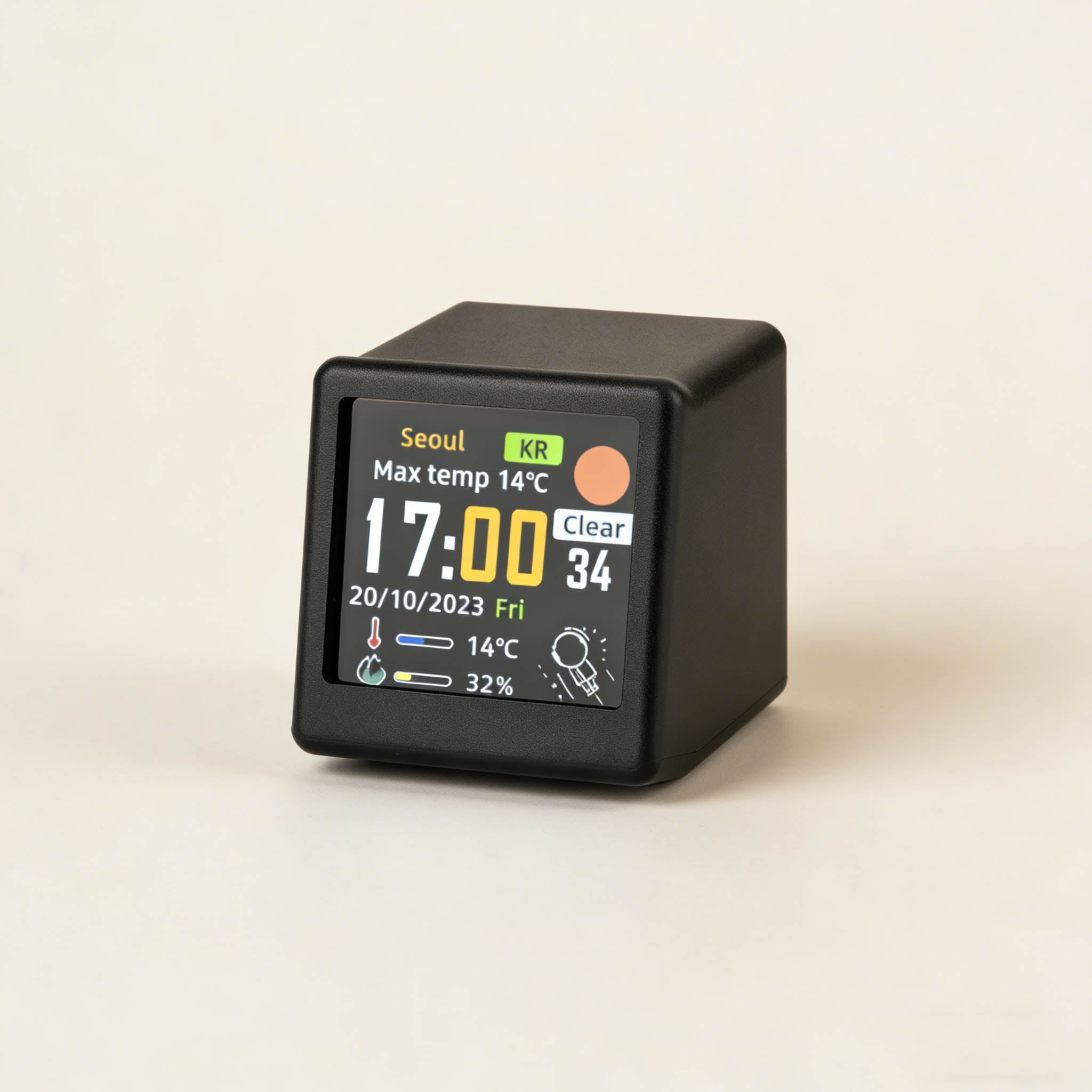 Tuya Wifi Station Météo Horloge De Table Testeur De Température Intérieure Extérieure Prévisions Tuya Wifi Station Météo Horloge De Table Testeur De Température Intérieure Extérieure Prévisions