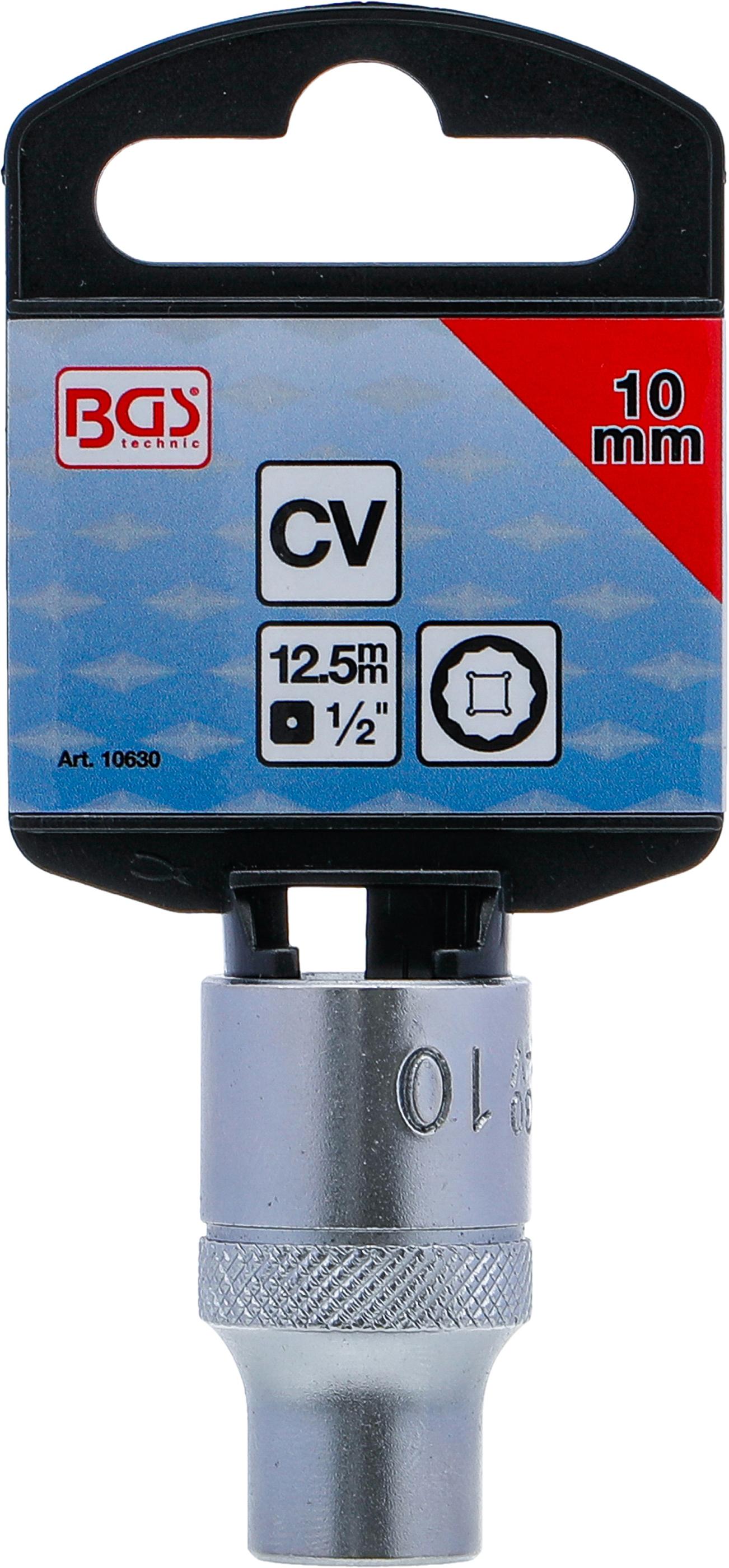 Douille pour clé, douze pans | 12,5 mm (1/2