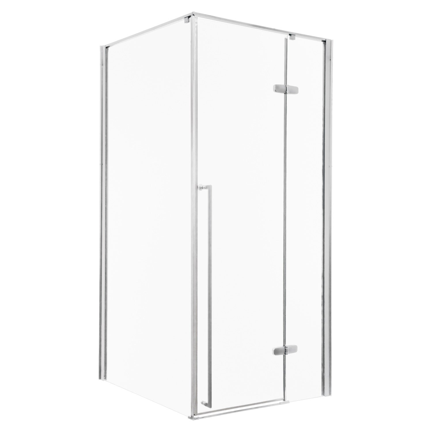 Kabina prysznicowa Long 80x90 CH szkło 6 mm profil chrom (bok z drzwiami 80 cm) KERRA