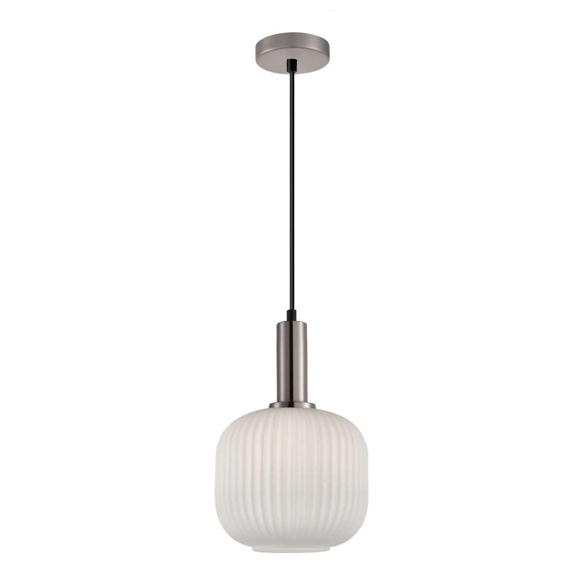 Lampa wisząca PENZI srebrna 1 x E27 x 40W wym: 106 x 20 x 20 cm Italux
