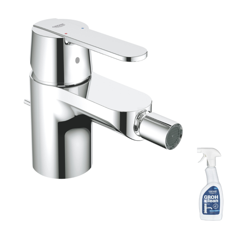 GROHE Mitigeur bidet Get taille S Chromé avec Nettoyant robinetterie ...