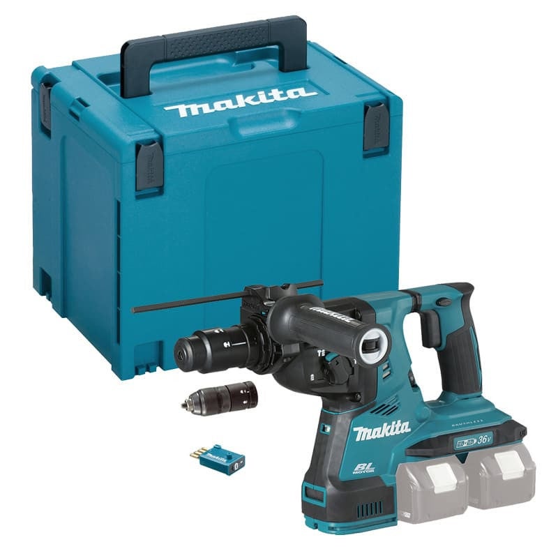 Perforateur Burineur MAKITA DHR202RTJ SDS-Plus 2J 18V LXT (2x5,0 Ah) En MAKPAC