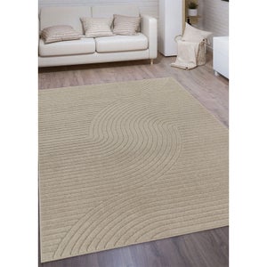 Tapis extérieur intérieur arc - ALANYA 33 Beige - 120x170 cm