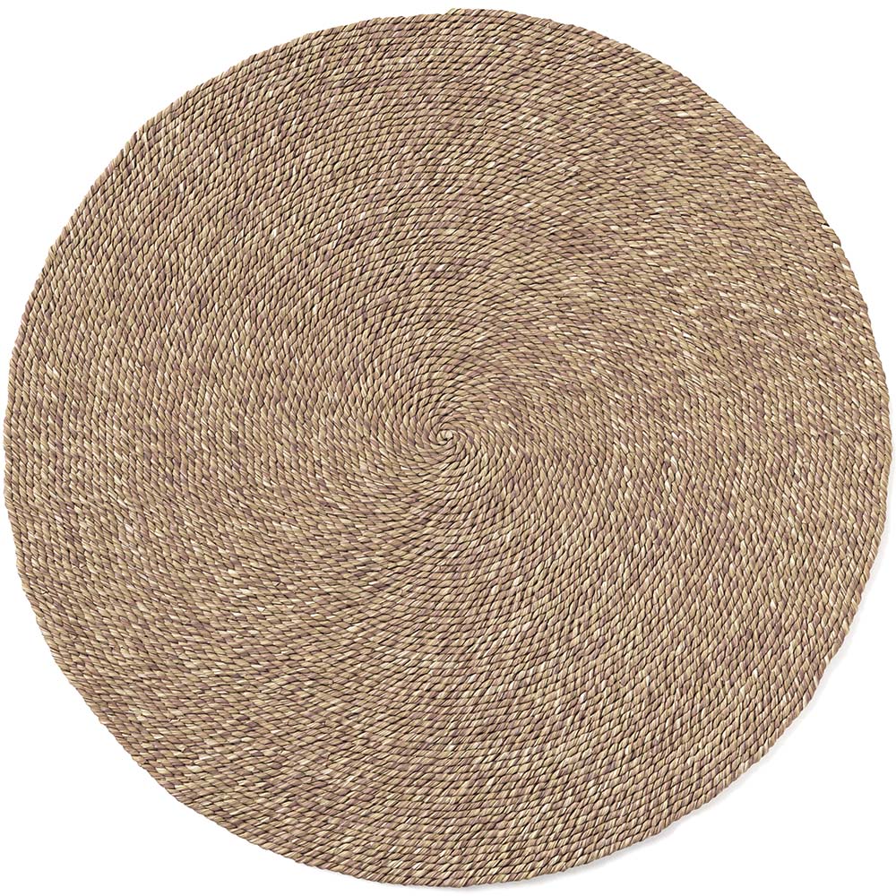 Alfombra redonda de yute - boho bali - 150 cm - jenón