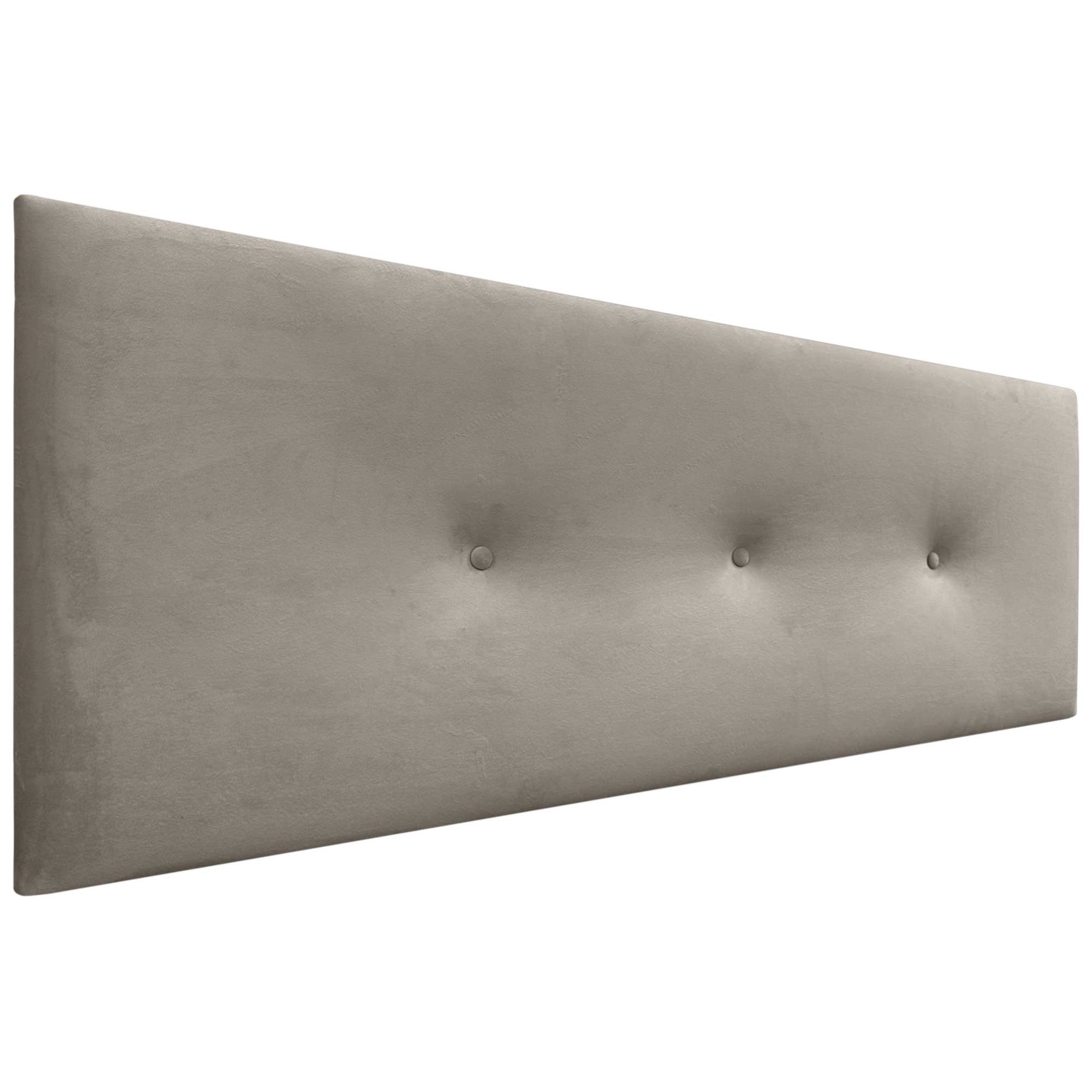 Tête De Lit Chesterfield 5ft Velours Gris - Cube / Plancher / Tête De Lit - 30 Kg - Moderne