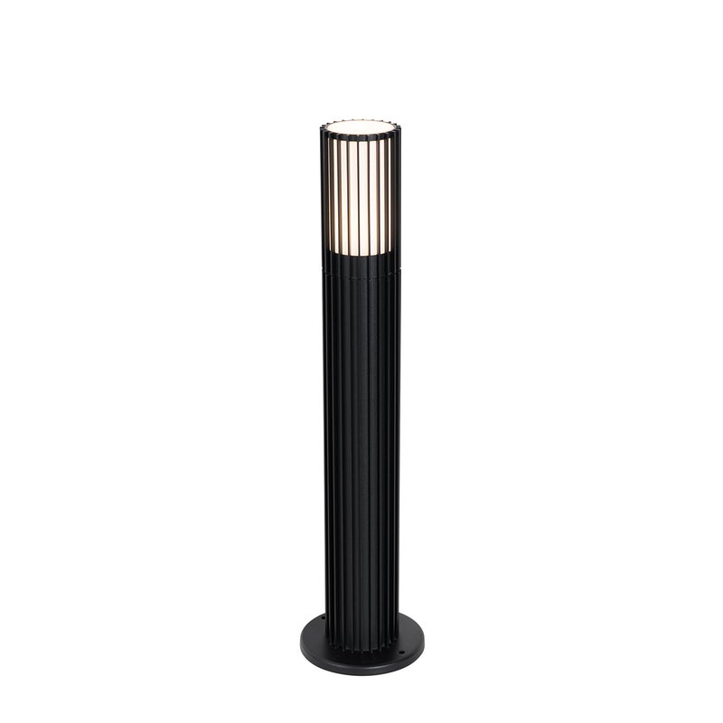 Designerski słupek oświetleniowy zewnętrzny czarny 50 cm IP44 - Boris