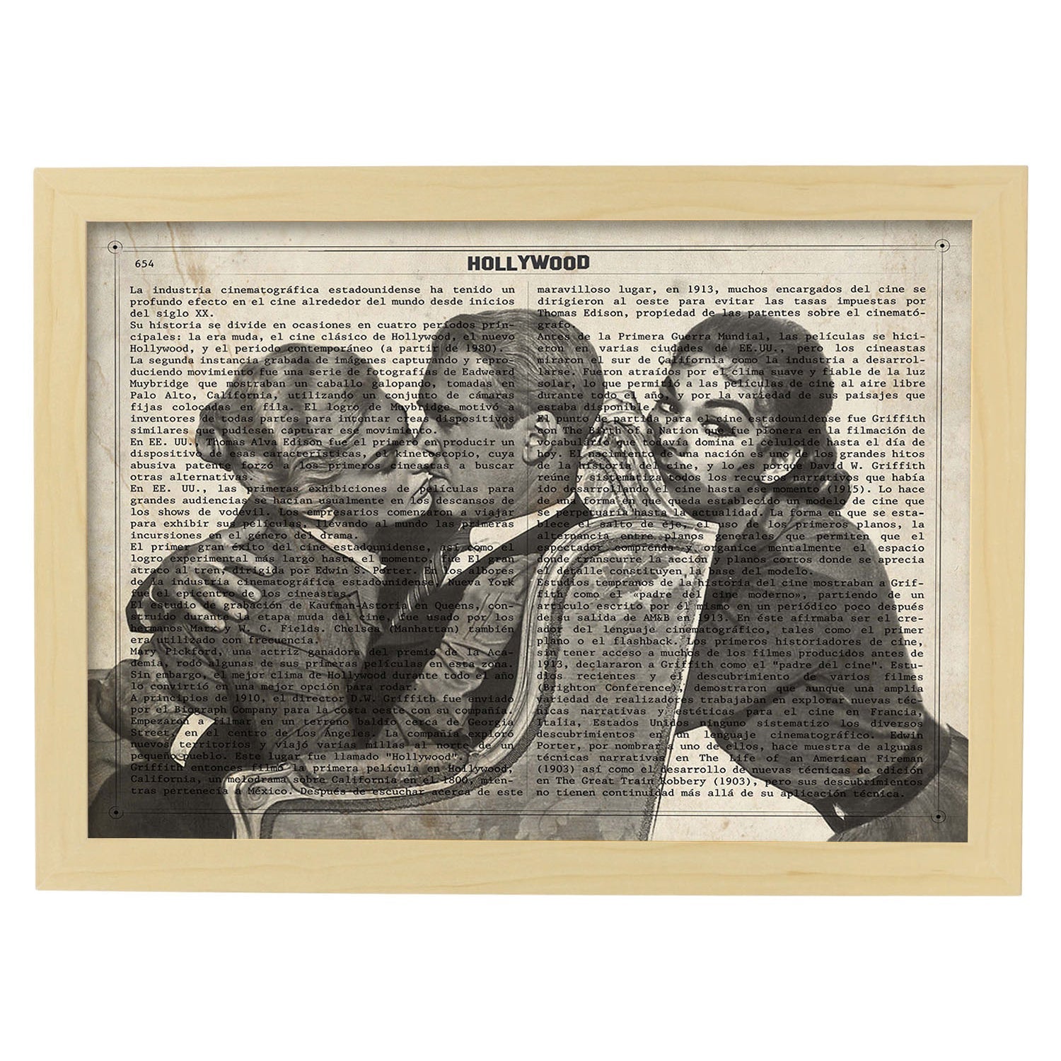 La Lame Vintage Vartigo Sur La Définition Blanche Hollywoodienne A4