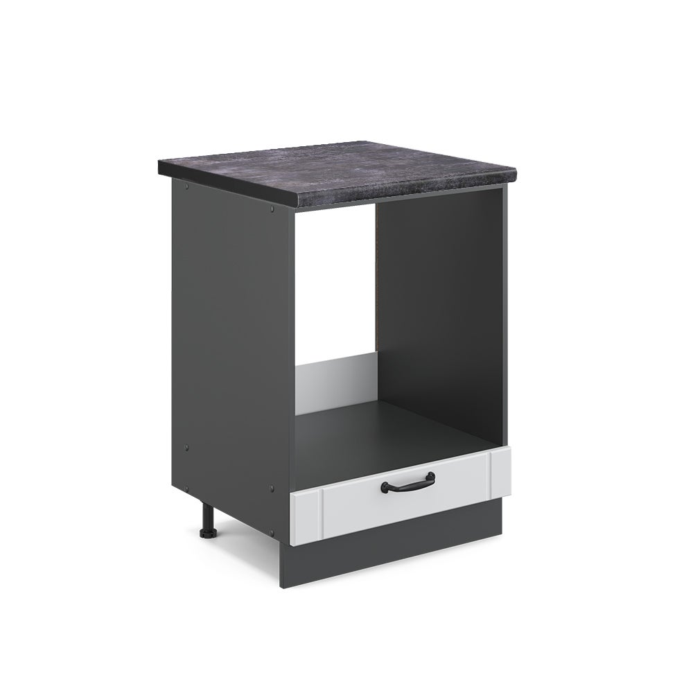 Vicco Szafka kuchenna Fame-Line, Biały domek wiejski, 60 cm , BP Antracyt