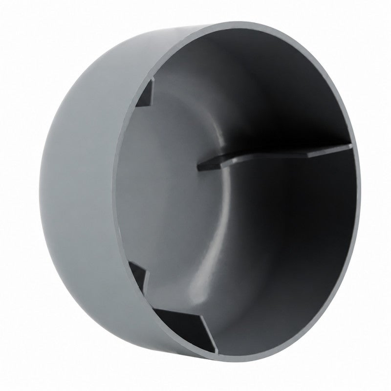 Cloche pour bonde siphonnette NICOLL et caniveau bas, PVC blanc - 3