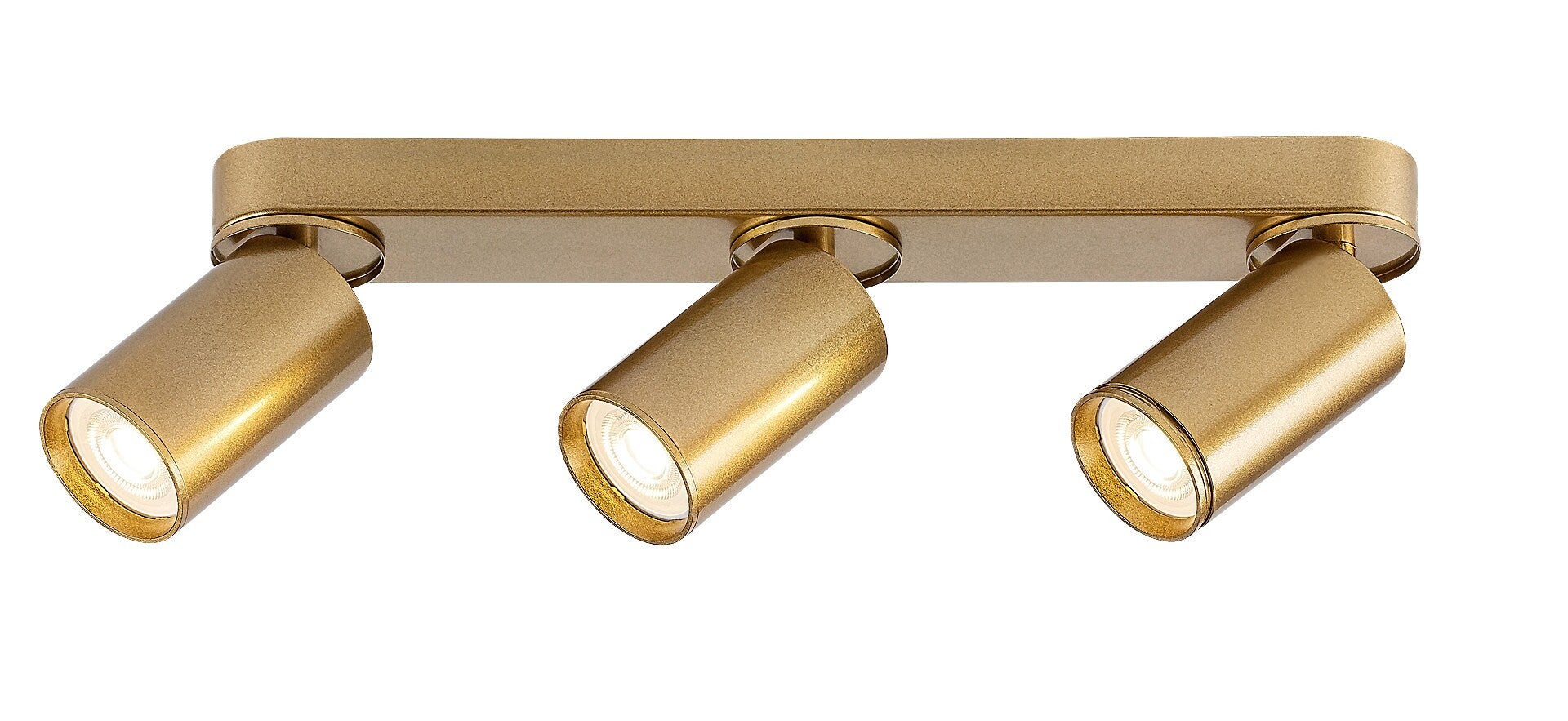 Reflektor sufitowy spot natynkowy Mirina listwa złoty 3xGU10x5W wym: 13 x 38 x 5,5 cm metal Rabalux