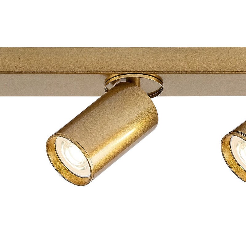 Reflektor sufitowy spot natynkowy Mirina listwa złoty 3xGU10x5W wym: 13 x 38 x 5,5 cm metal Rabalux