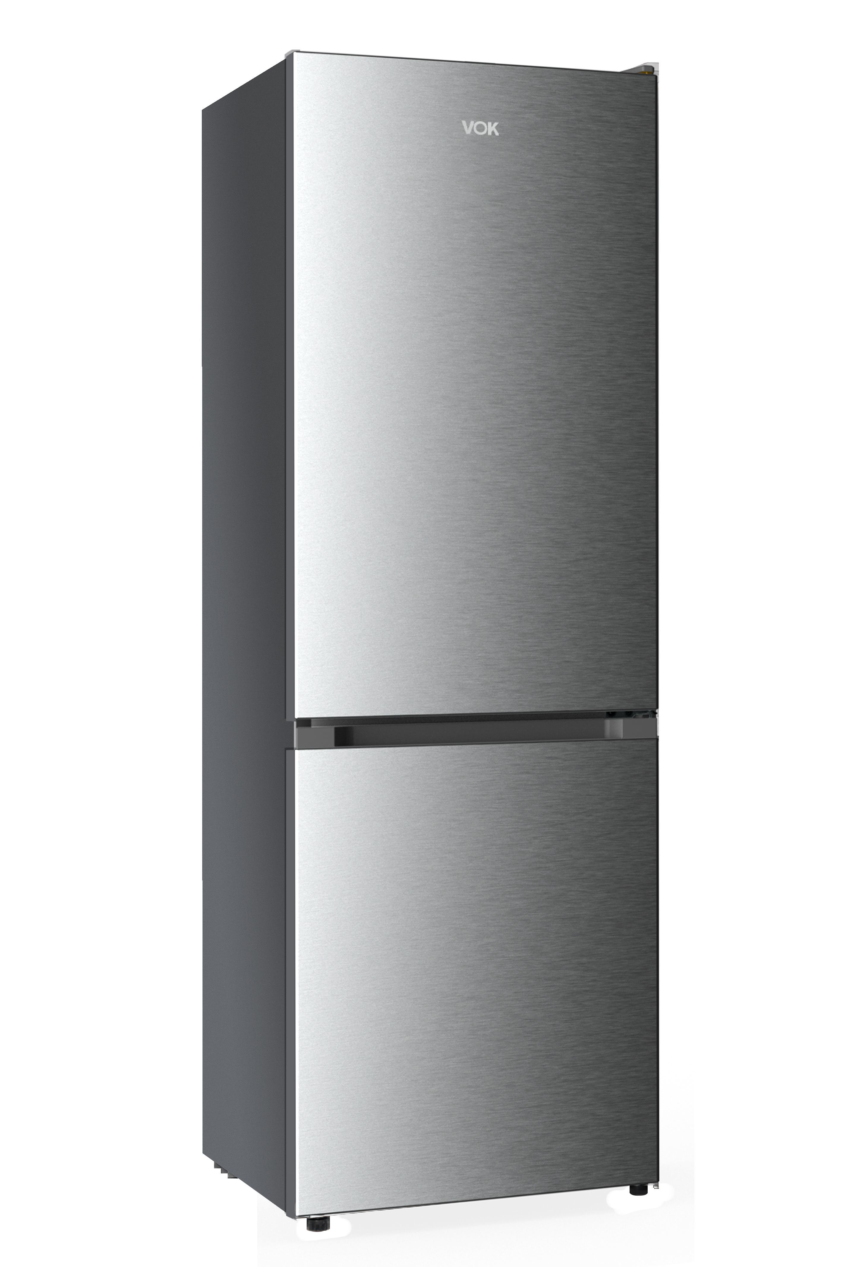 Frigorífico Combi No Frost VOK 310 Litros - Silencioso, Bajo Consumo, Sistema Multi Air Flow, Acero Inoxidable