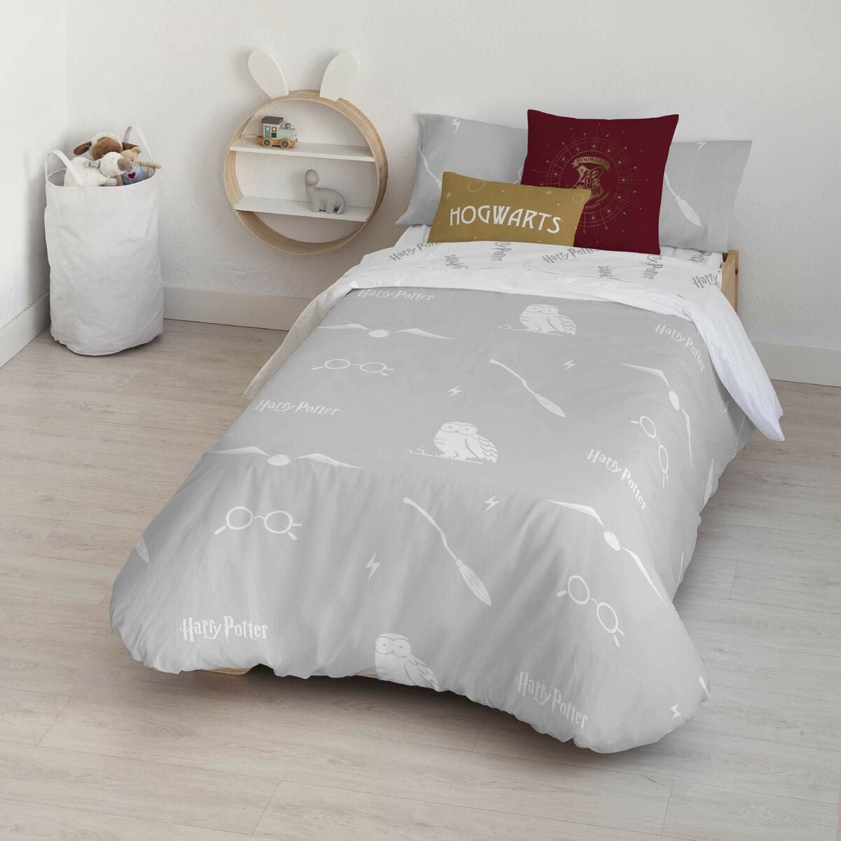 Funda nórdica harry potter potter universe multicolor 155 x 220 cm cama de 90