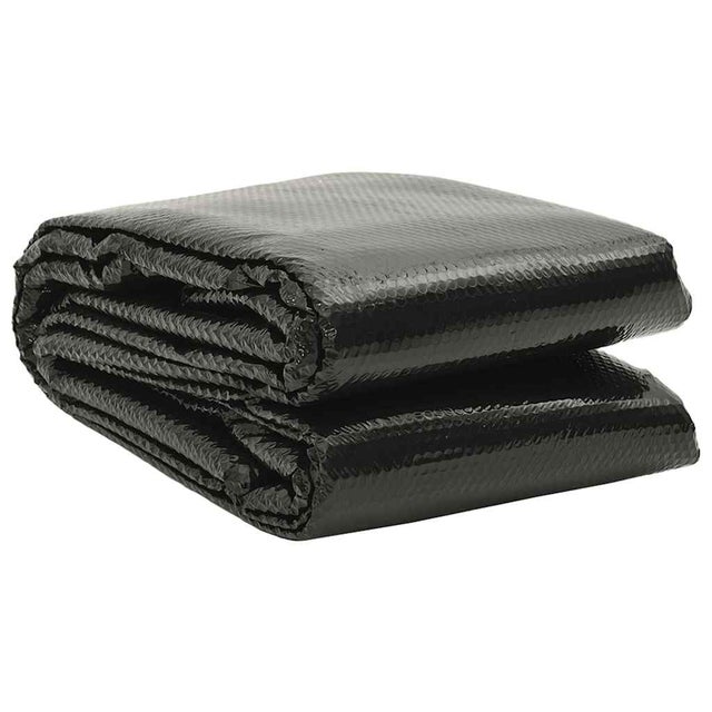 Cubierta de piscina PE negro, 549 × 274 cm