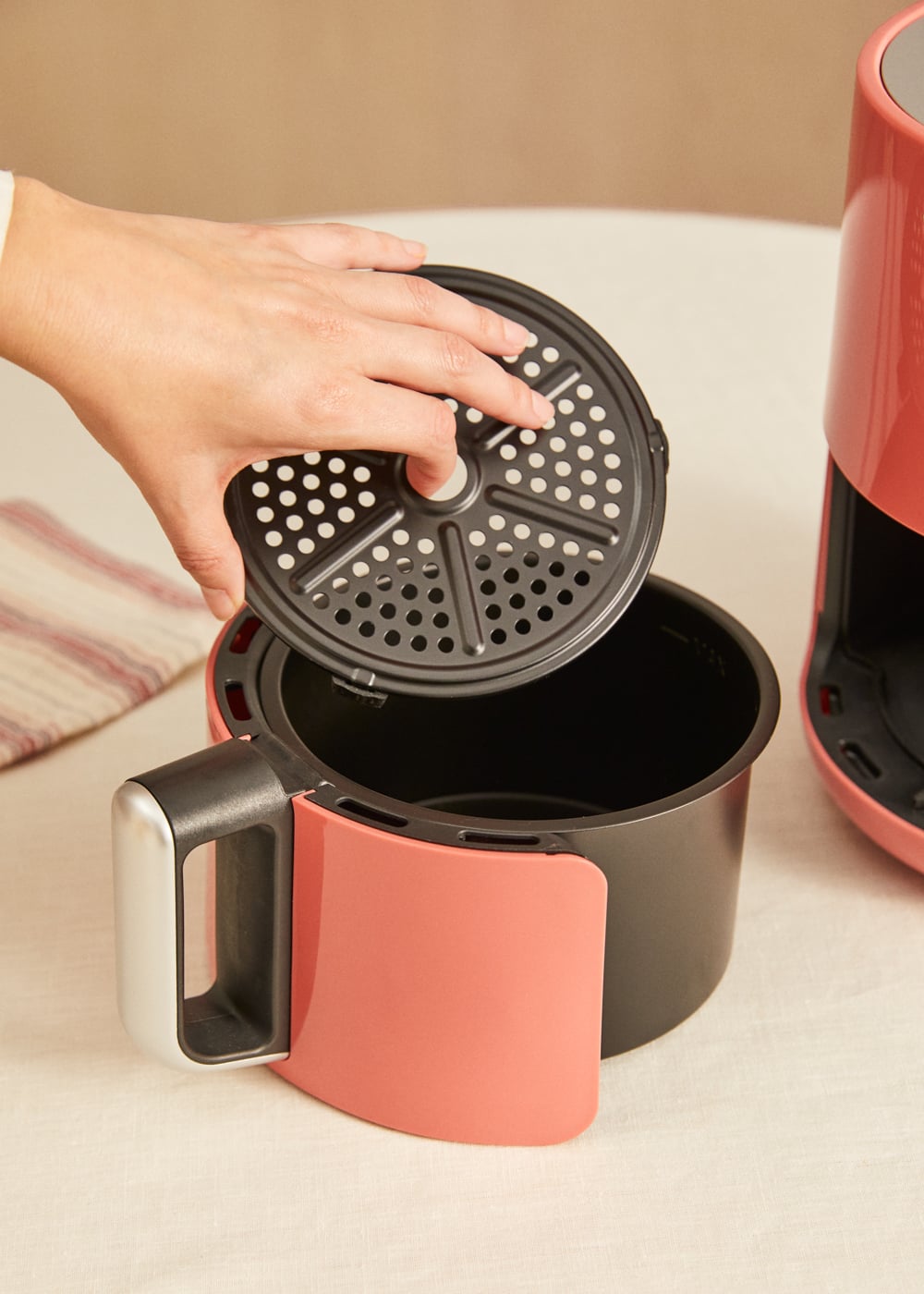 CREATE - AIR FRYER - Frytkownica beztłuszczowa 1,5 L - Terracotta - 4