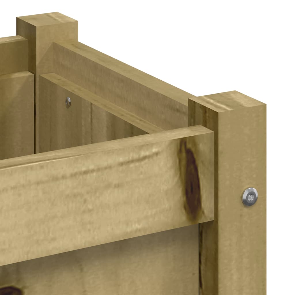 Jardinière - Pot De Fleurs - Bac à Fleurs 60x31x31 cm bois de pin n1344l - 8