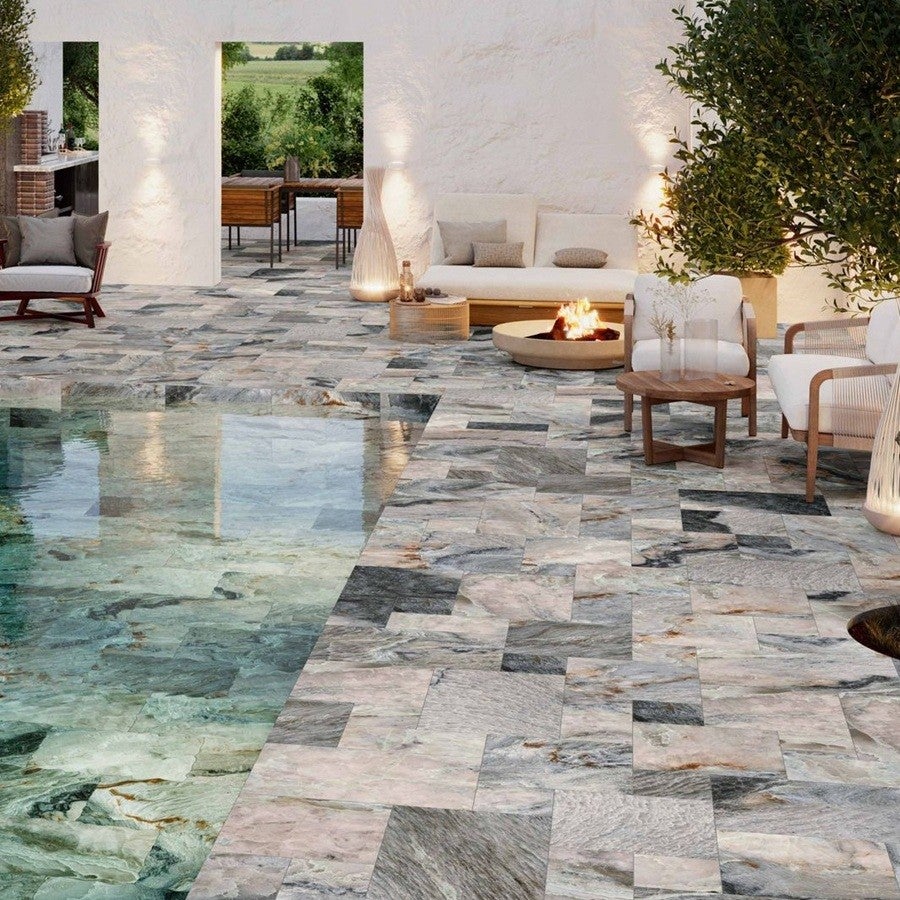 Carrelage Extérieur Antidérapant Effet Béton Moderne 60x60 Cm FACTOR Snow Grip 97320249