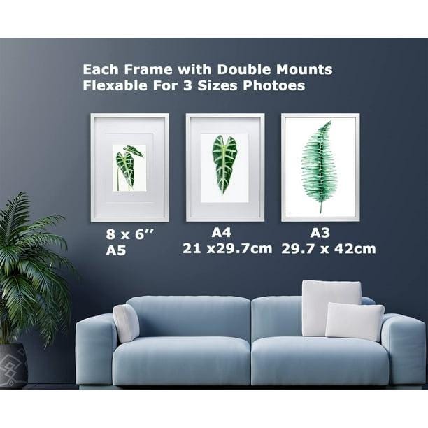UMICAL Cornice Portafoto In Legno Nero Con 3 Aperture Per Foto 10x15 Cm – Tripla Cornice Da Tavolo O Parete Per Ricordi E Decorazioni