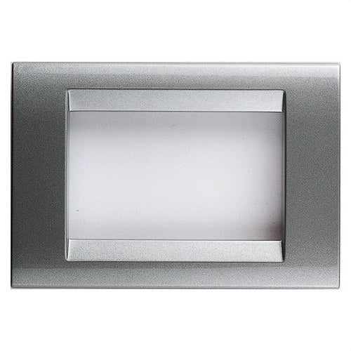 Gewiss GW32074 | Plaque en technopolymère métallisé Playbus 4 places en