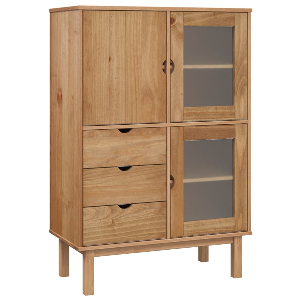 Bahut en bois de manguier 80 cm - Meuble rangement pour séjour