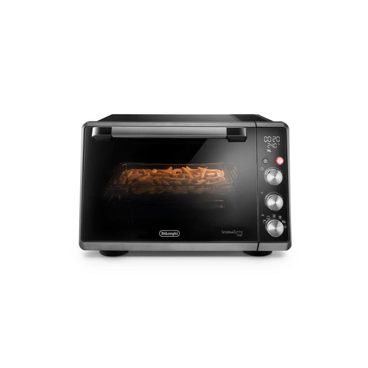Delonghi Horno Tostador De'longhi Do34326 34 L 2000 W Grill De Titanio Negro , Leroy Merlin