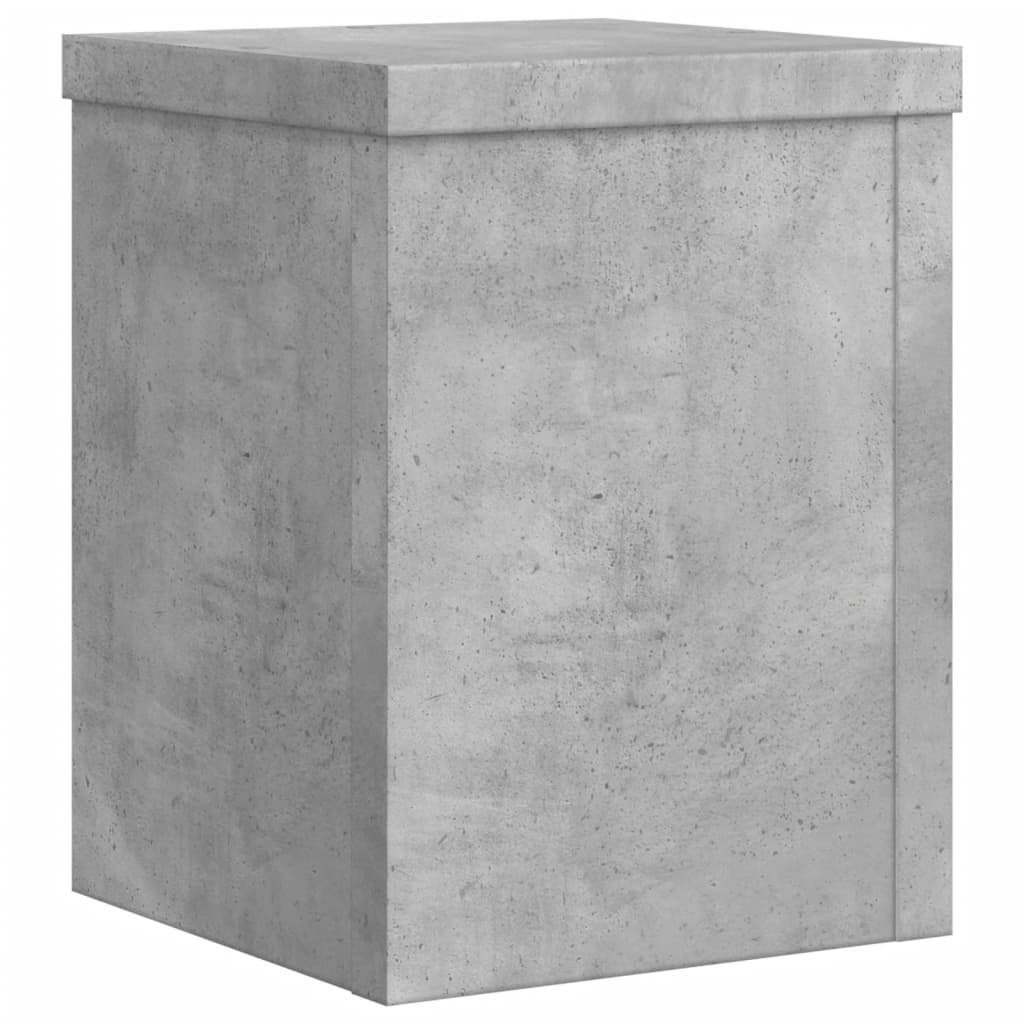 Supports pour plantes, 2 pièces, gris béton, 15 x 15 x 20 cm - 5