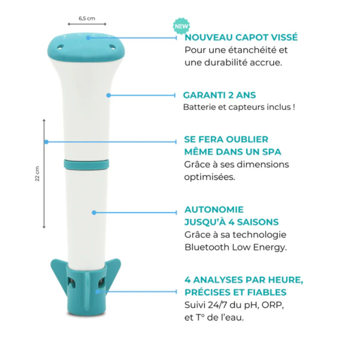 Iopool EcO Start - Analyseur d'eau connecté - 2