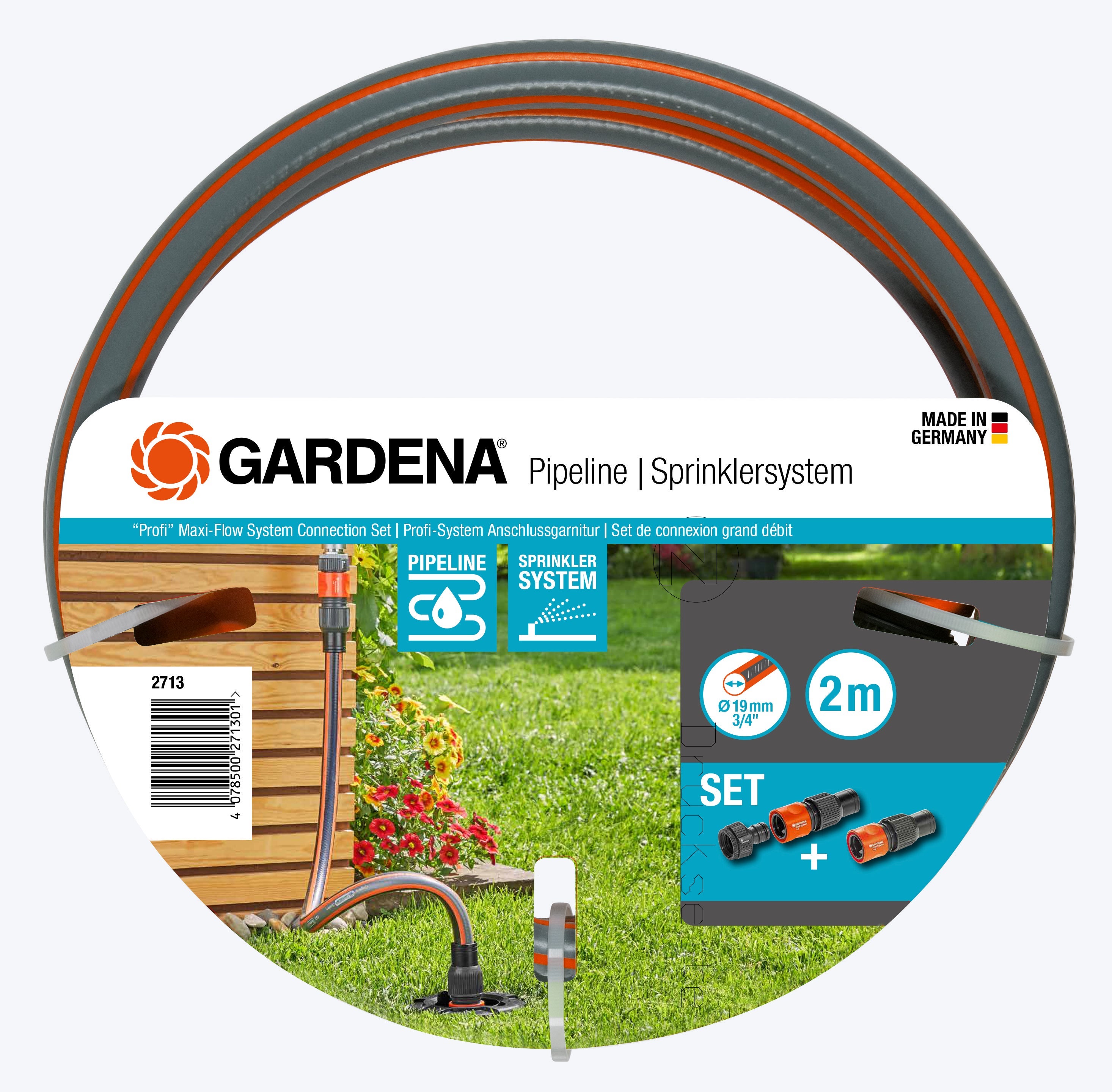 Wąż Ogrodowy GARDENA wysokoprzepustowy 19 mm 2 metry
