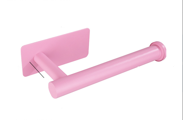 Porte Papier Toilette, Support Papier Toilette Mural,Acier Inoxydable Porte Rouleau Toilette,rose