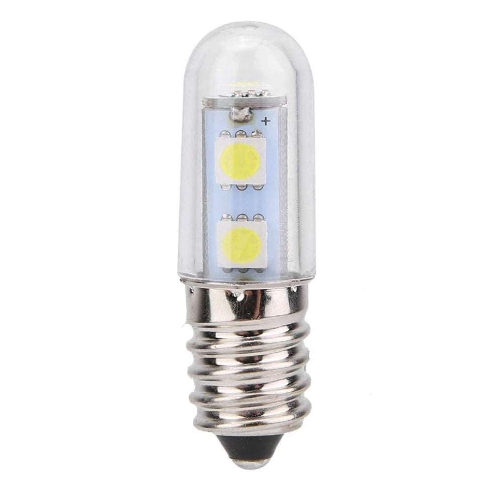 Żarówka, 110/220V 1.5W E14 LED Światło kukurydziane do maszyny do szycia do okapu lodówki (220V-biała) 1 szt.