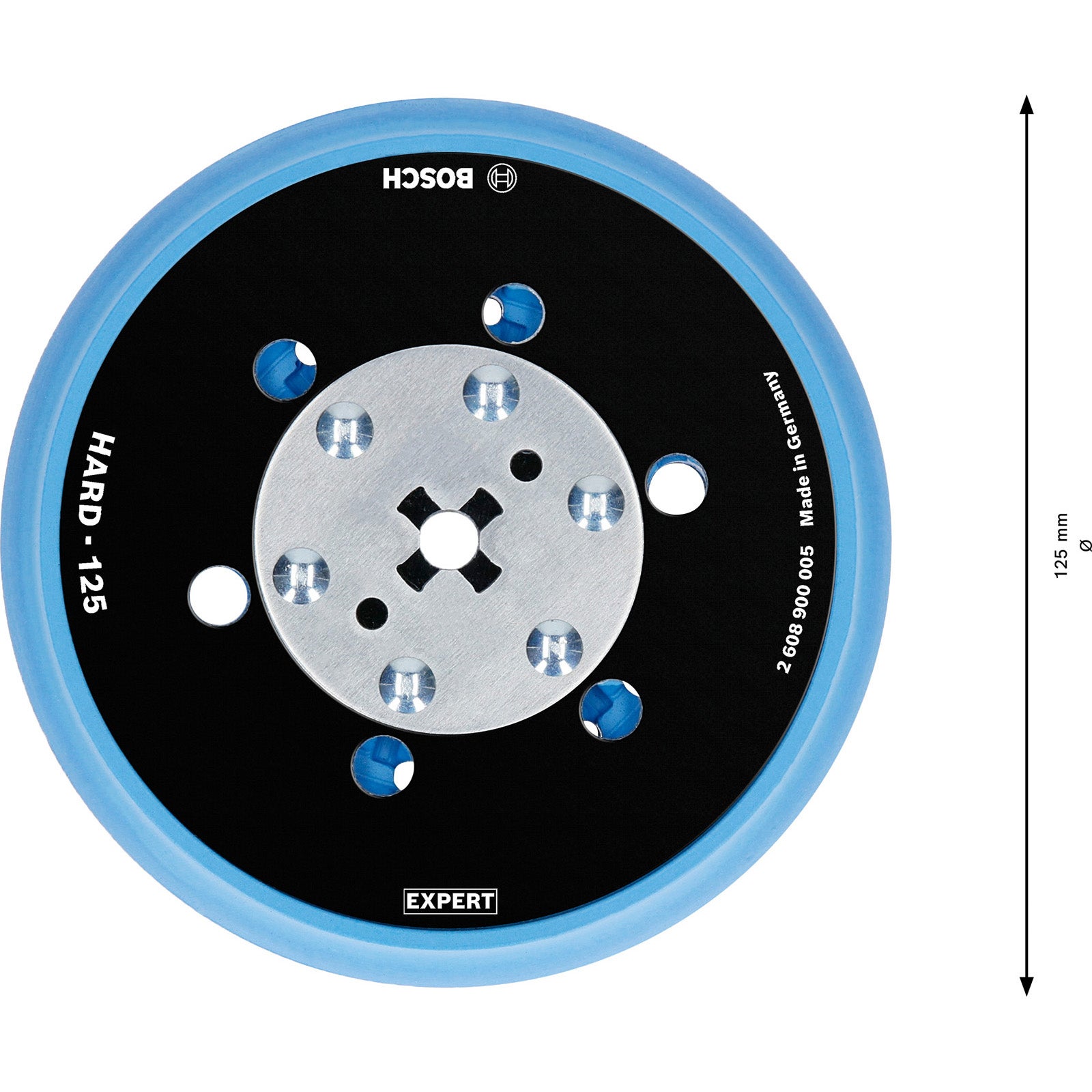 Tarcza szlifierska Bosch Expert Multihole 125 mm Lepsza aspiracja kurzu - 4