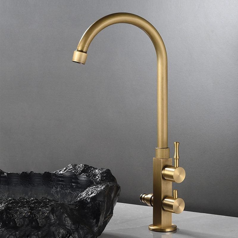 Miscelatore lavello a muro in ottone cromato con canna girevole - Paini P3