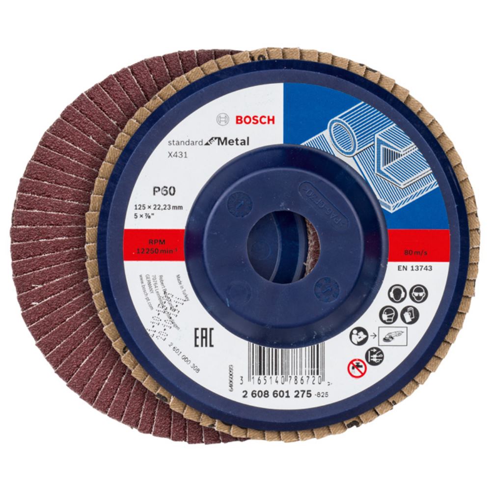 Bosch Tarcza listkowa X431 Standard for Metal prosta 125 mm 60 tworzywo sztuczne - 2608601275