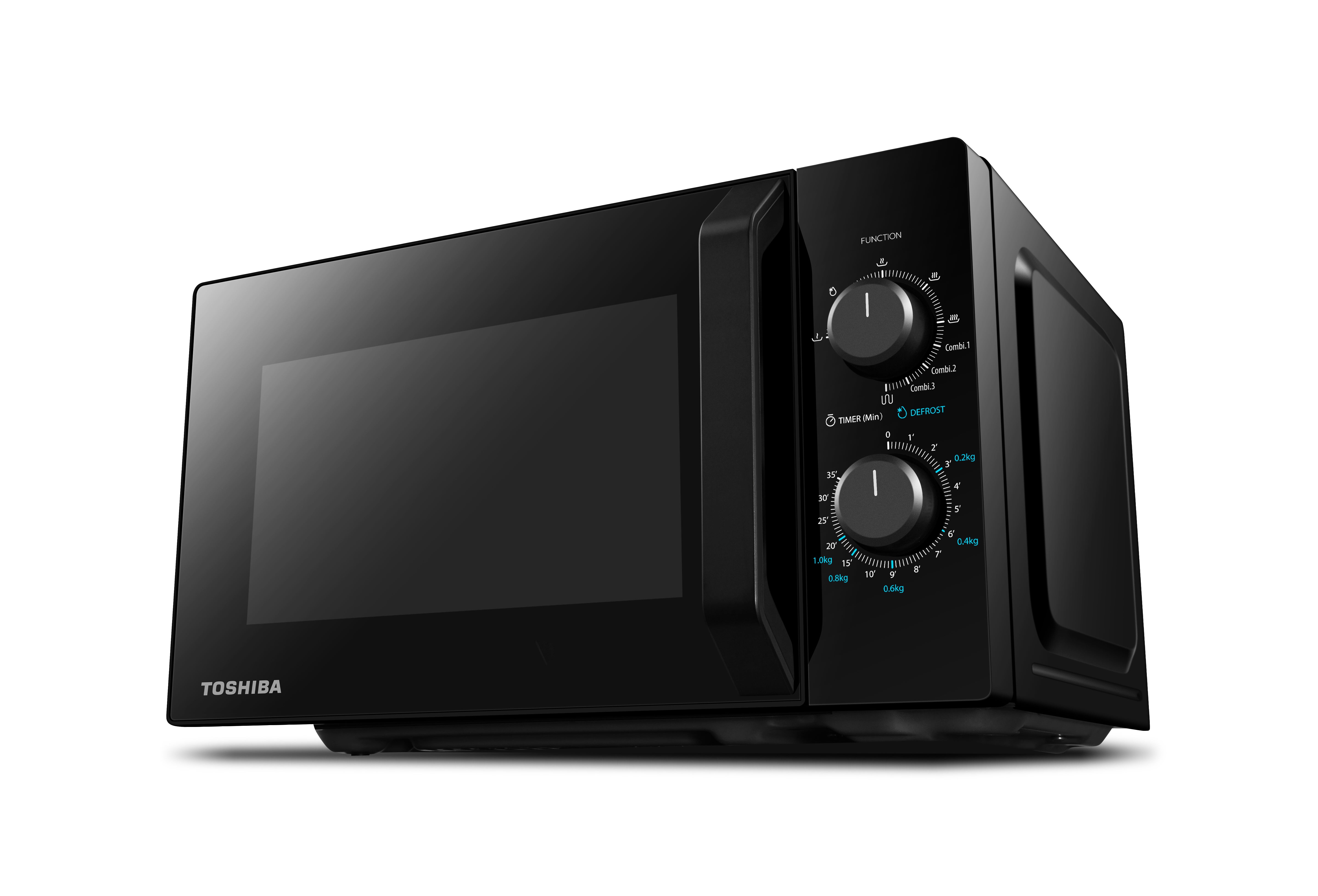 Micro-ondes grill pose libre - TOSHIBA - MW2-AG23P(BK) - Noir - 23L - 900W - Grill 1050W - Digital - 2