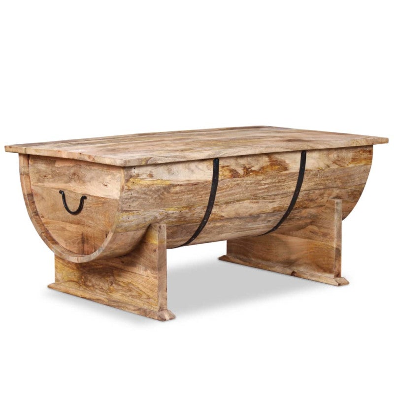 Table basse Bois de manguier massif 88x50x40 cm - 2