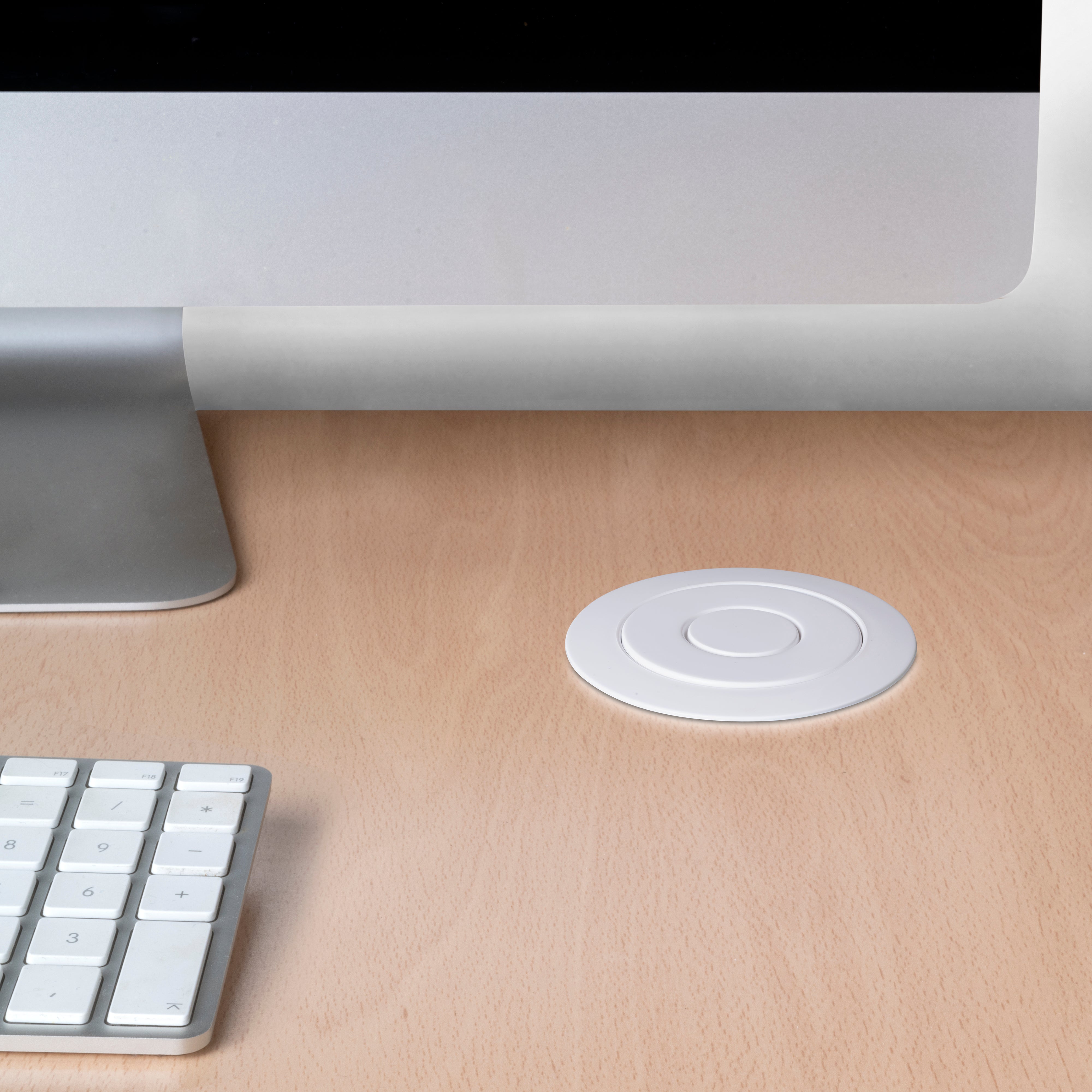 Emuca Multiconector extraível Vertikal, EU, Pintado branco, Plástico e Alumínio - 2