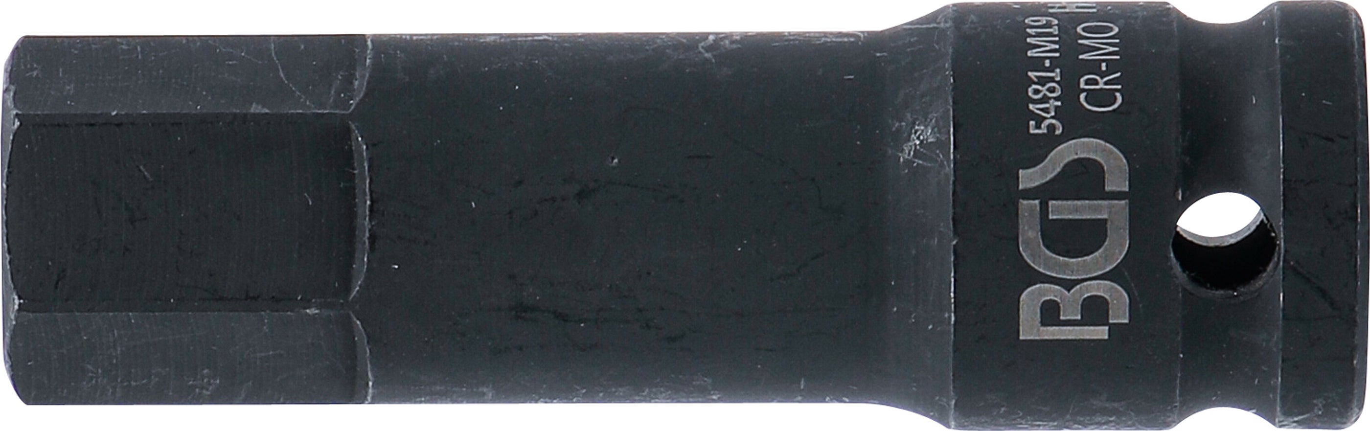 BGS Douille à embouts à choc | longueur 75 mm | 12,5 mm (1/2