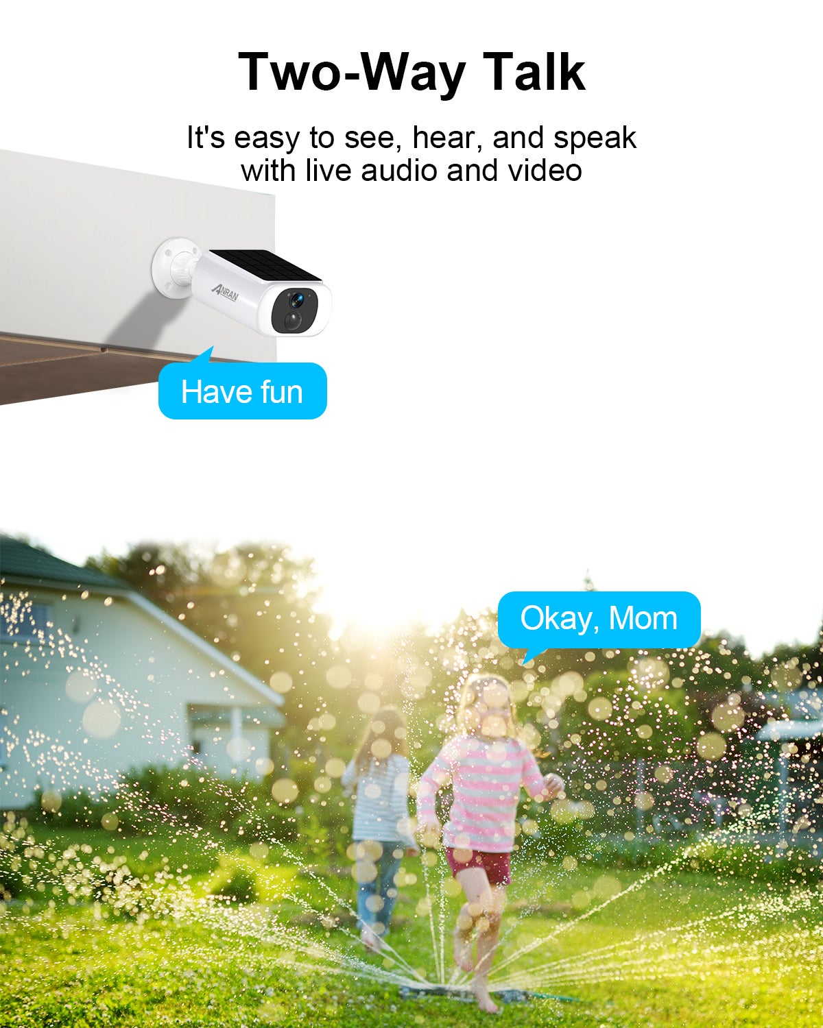 Caméra de Surveillance Extérieur sans Fil Solaire 5MP 3K HD Camera Batteries Rechargeable avec panneau solaire intégrée-ANRAN C3 Max - 10