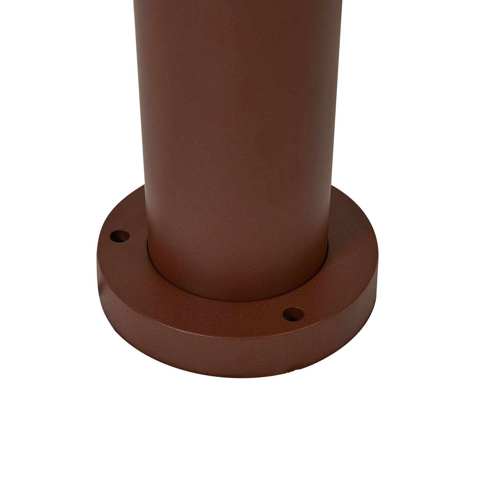 Lucande lampada da esterno Alivaro, color ruggine, 220 cm, E27, IP65, Candelabro, lampada da esterni - 7