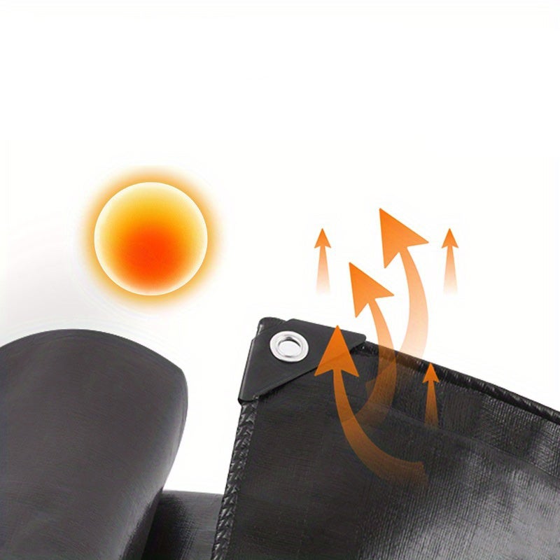 Bâche extérieure en PE résistante à l'usure, toile pare-soleil thermo-isolante, toile imperméable et résistante au soleil, 3*3 mètres - 5