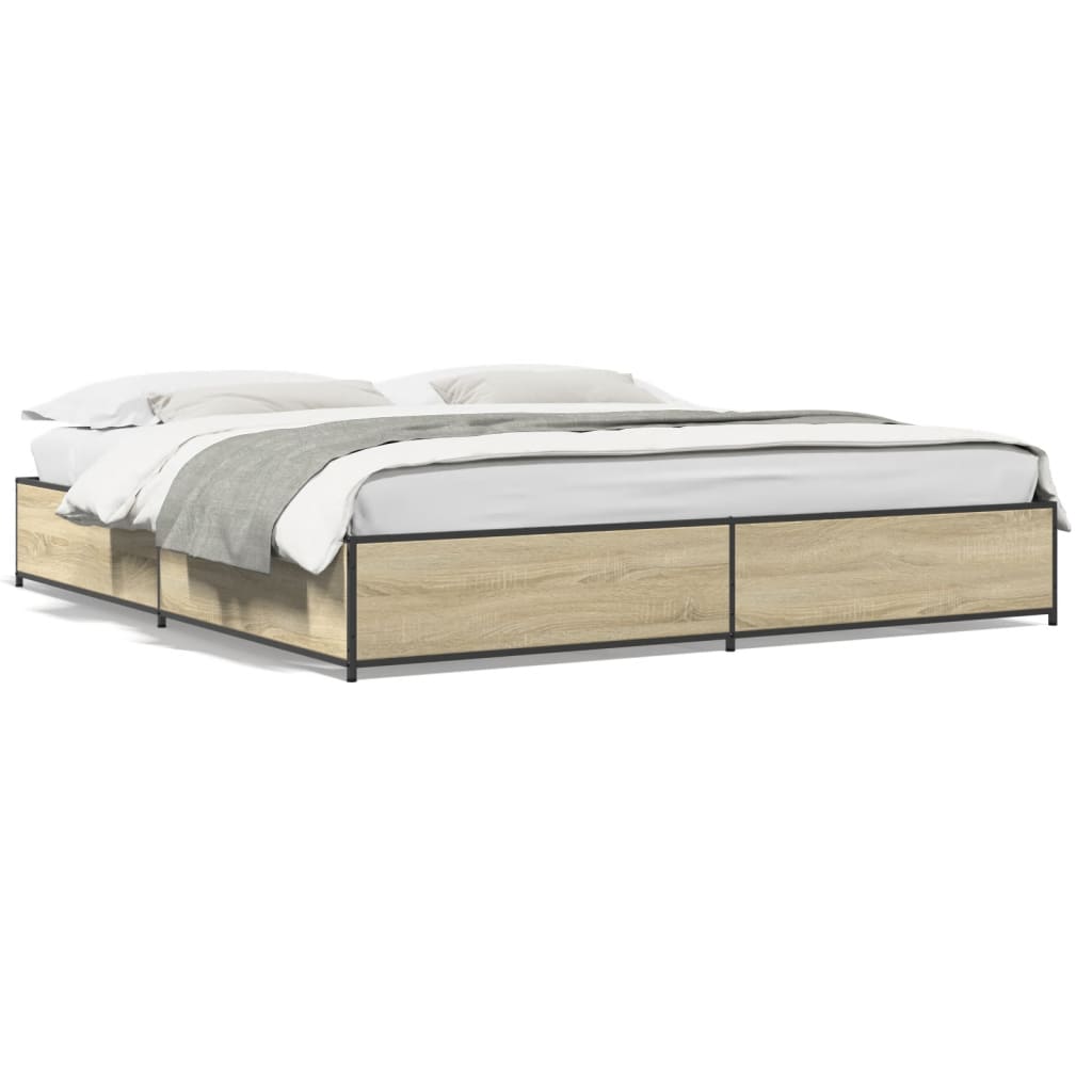 Respekta Merle Cucina Angolo 300 Cm – Rovere Sonoma E Bianco – Elettrodomestici Da Incasso Inclusi